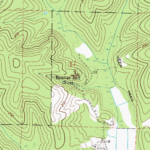Topographic Map of Preuss Post Office (historical), OR