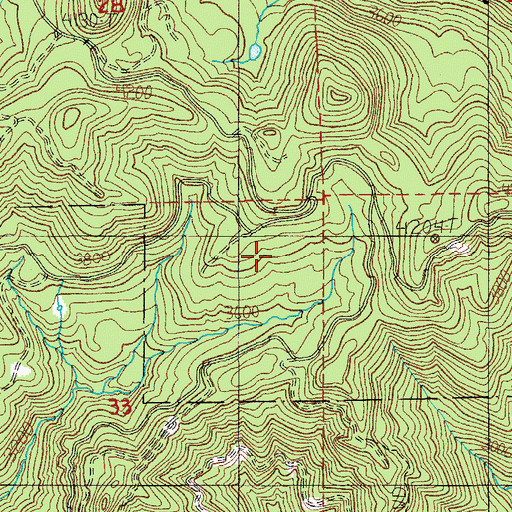 Topographic Map of Rachel Post Office (historical), OR