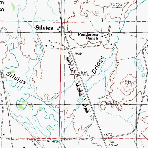 Topographic Map of Rann Post Office (historical), OR