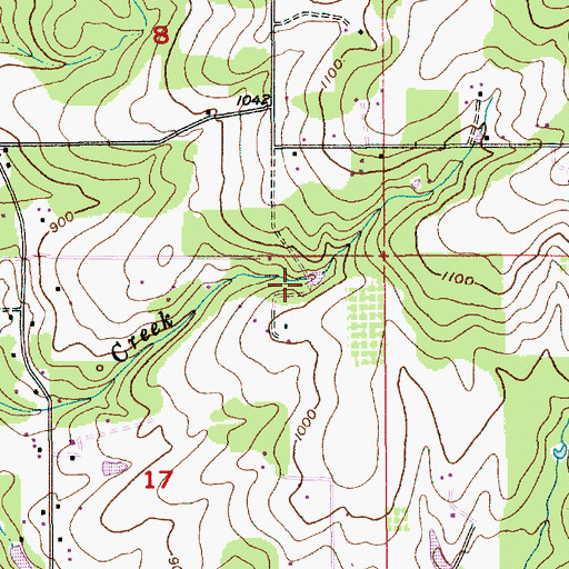 Topographic Map of Ringo Point Post Office (historical), OR