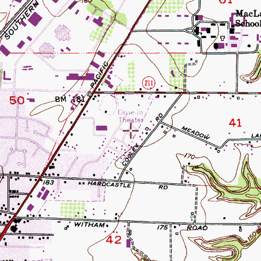 Topographic Map of Rome Post Office (historical), OR