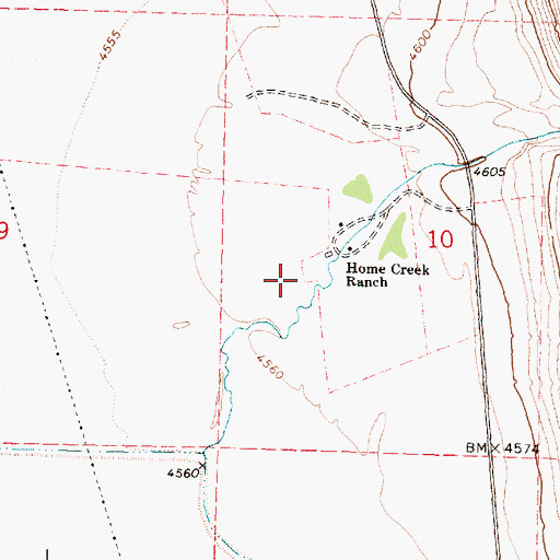 Topographic Map of Shirk Post Office (historical), OR