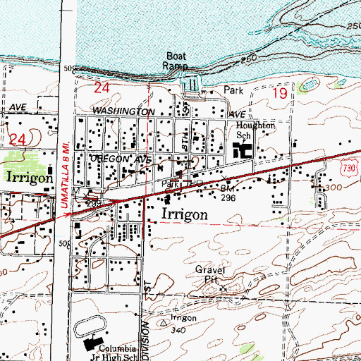 Topographic Map of Stokes Post Office (historical), OR