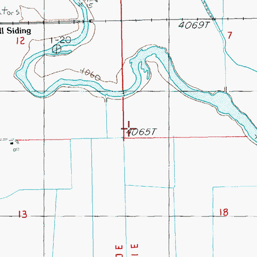 Topographic Map of Tule Lake Post Office (historical), OR