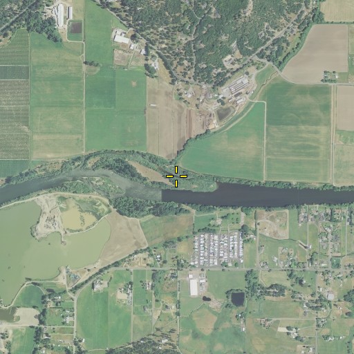 Aerial/Satellite Image of Vannoy Post Office (historical), OR