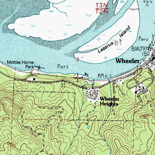 Topographic Map of Vosburg Post Office (historical), OR