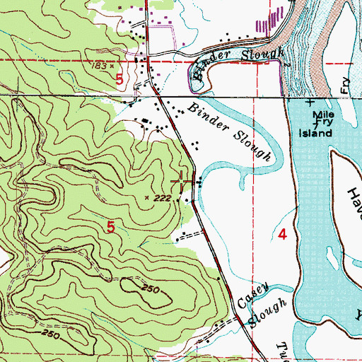 Topographic Map of Wise Post Office (historical), OR