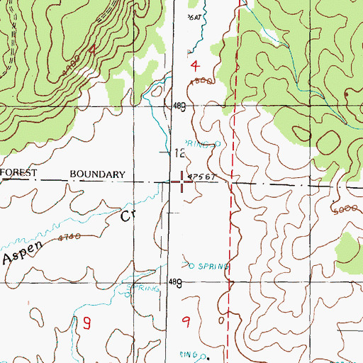 Topographic Map of Yeoville Post Office (historical), OR