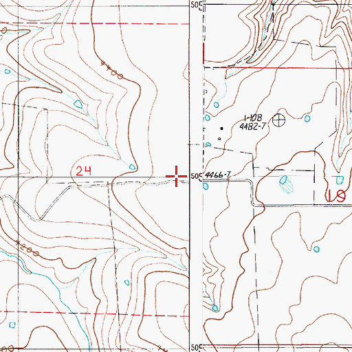 Topographic Map of Arcadia Post Office (historical), OR