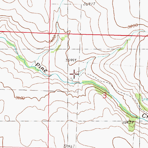 Topographic Map of Caverhill Post Office (historical), OR