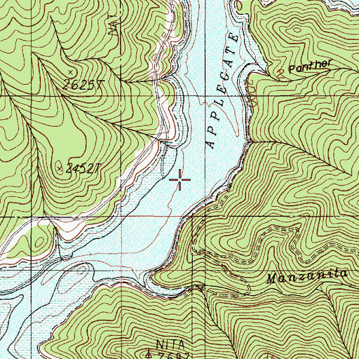 Topographic Map of Copper Post Office (historical), OR
