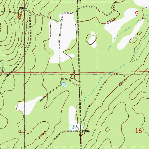 Topographic Map of Emery Post Office (historical), OR