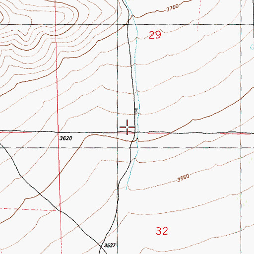 Topographic Map of Hat Rock Post Office (historical), OR
