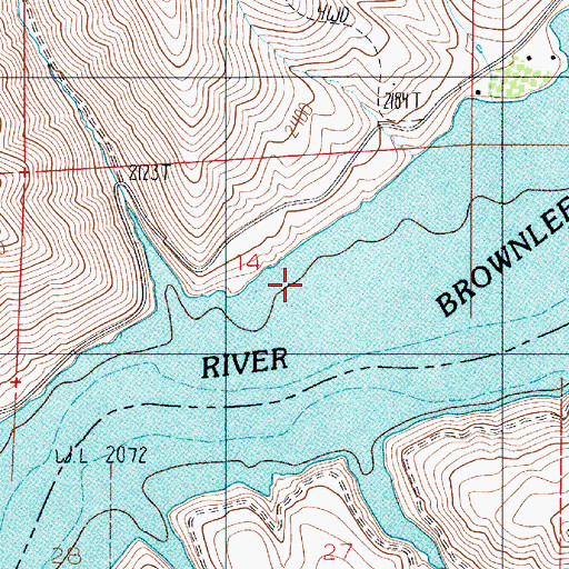 Topographic Map of Home Post Office (historical), OR