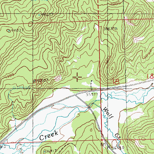 Topographic Map of Howard Post Office (historical), OR