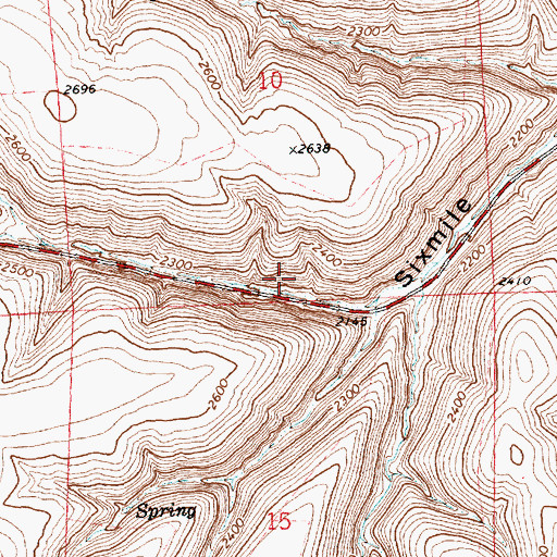 Topographic Map of Idea Post Office (historical), OR