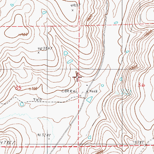 Topographic Map of Joy Post Office (historical), OR