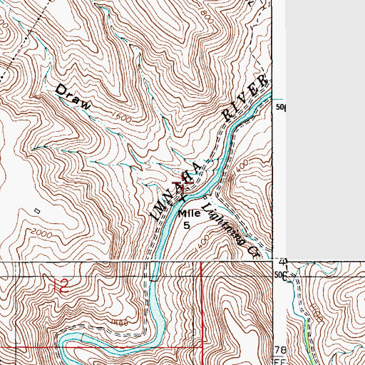 Topographic Map of Lightning Post Office (historical), OR