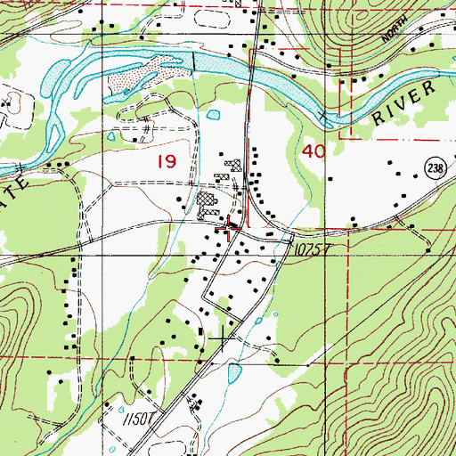 Topographic Map of Murphy Post Office, OR