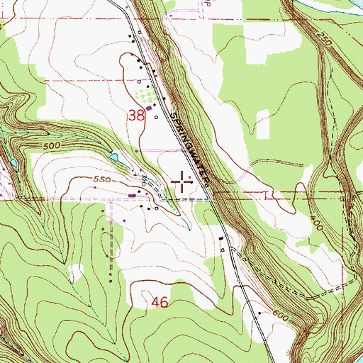 Topographic Map of Norton Post Office (historical), OR