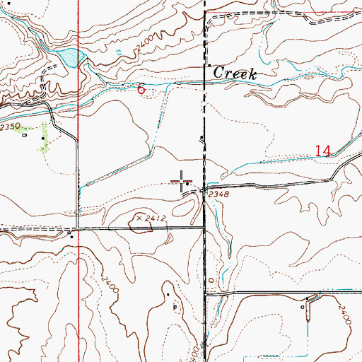 Topographic Map of Sucker Post Office (historical), OR