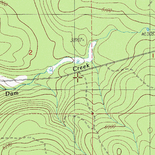 Topographic Map of Swastika Post Office (historical), OR