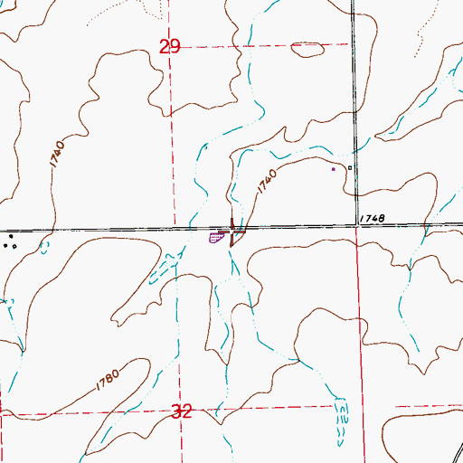 Topographic Map of Victor Post Office (historical), OR