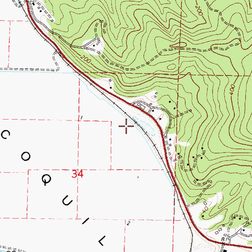 Topographic Map of Baisen (historical), OR