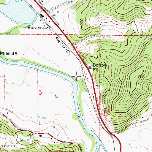 Topographic Map of York (historical), OR