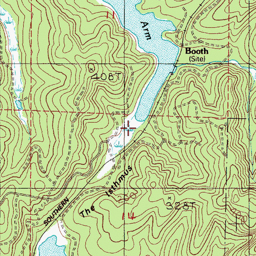 Topographic Map of H P Dutton Lumber Company (historical), OR