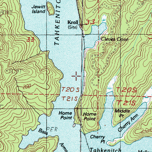 Topographic Map of W D Hull Mill (historical), OR