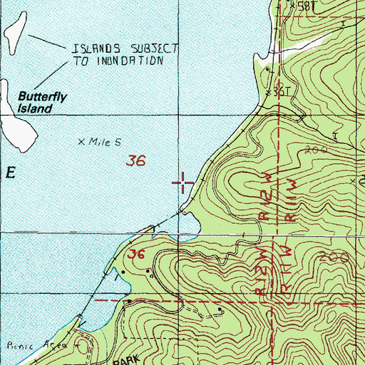 Topographic Map of B and B Spur (historical), OR