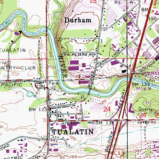 Topographic Map of Galbreath (historical), OR