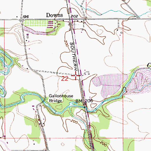 Topographic Map of Tinclestead (historical), OR
