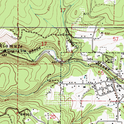 Topographic Map of Dutch Creek (historical), OR