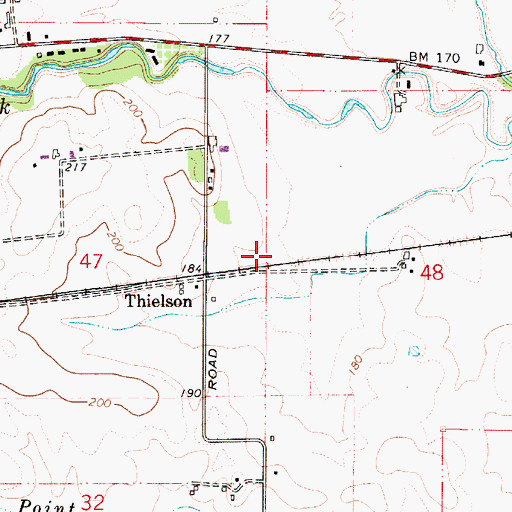 Topographic Map of Knowles (historical), OR