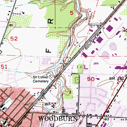 Topographic Map of Hofer (historical), OR