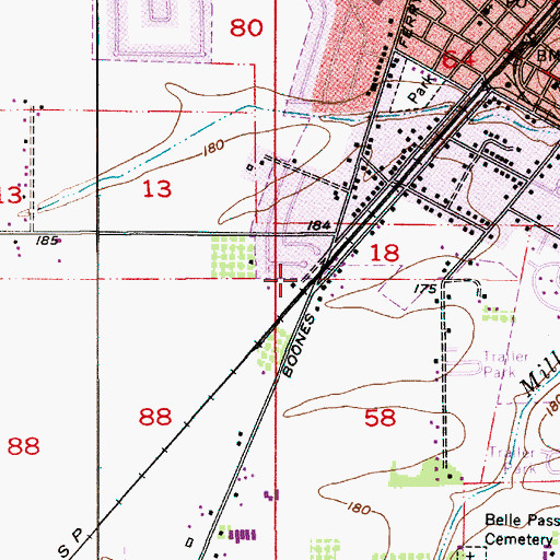 Topographic Map of Poplar (historical), OR
