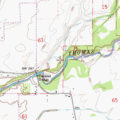 Topographic Map of Bryant (historical), OR