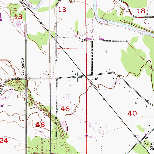 Topographic Map of Rames (historical), OR