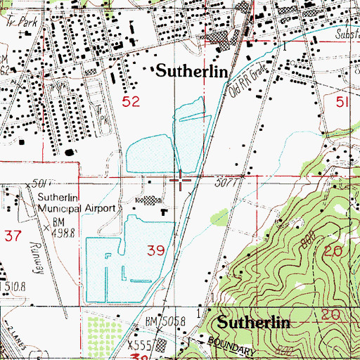 Topographic Map of Daugherty Piling Company Spur (historical), OR