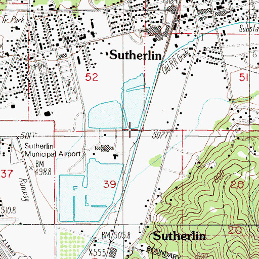 Topographic Map of Schuman Lumber Company Spur (historical), OR