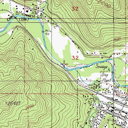 Topographic Map of Totten (historical), OR