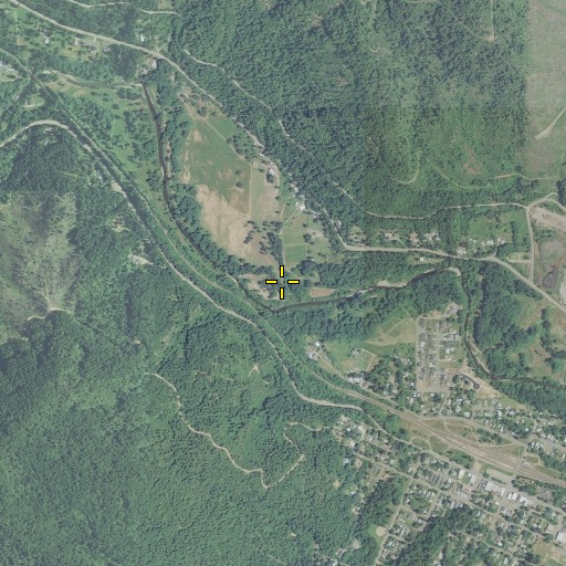 Aerial/Satellite Image of Totten (historical), OR