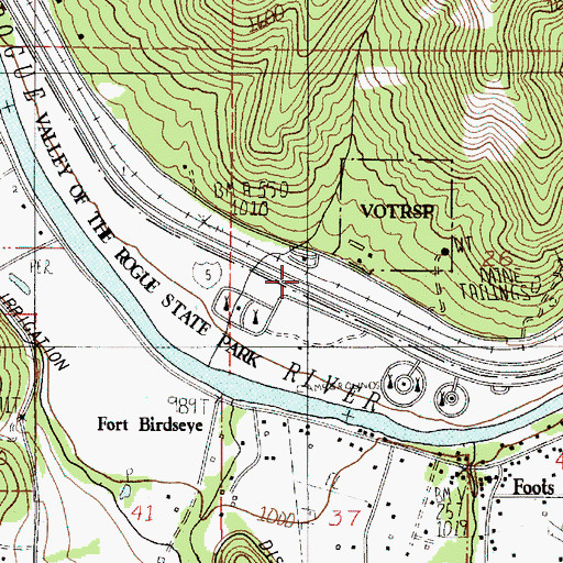Topographic Map of Colvig (historical), OR