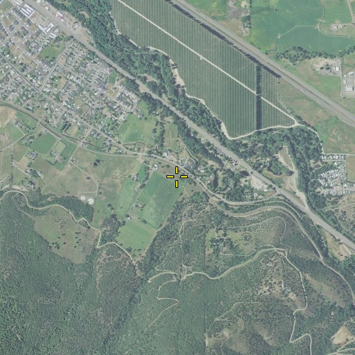Aerial/Satellite Image of Frederick (historical), OR