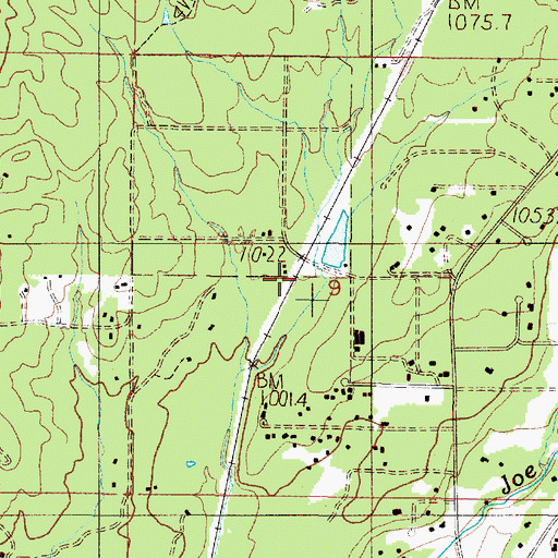 Topographic Map of Heffling (historical), OR