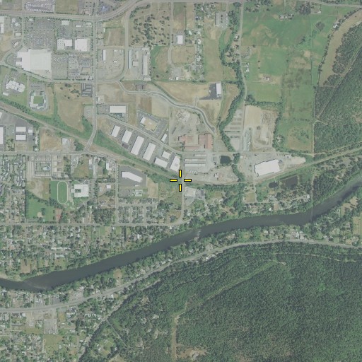 Aerial/Satellite Image of Sanders (historical), OR