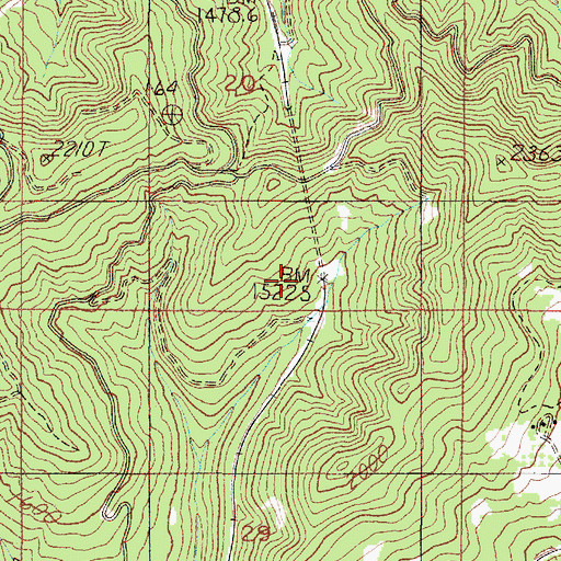 Topographic Map of Tunnel 9, OR