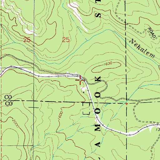 Topographic Map of East Portland Lumber Company (historical), OR